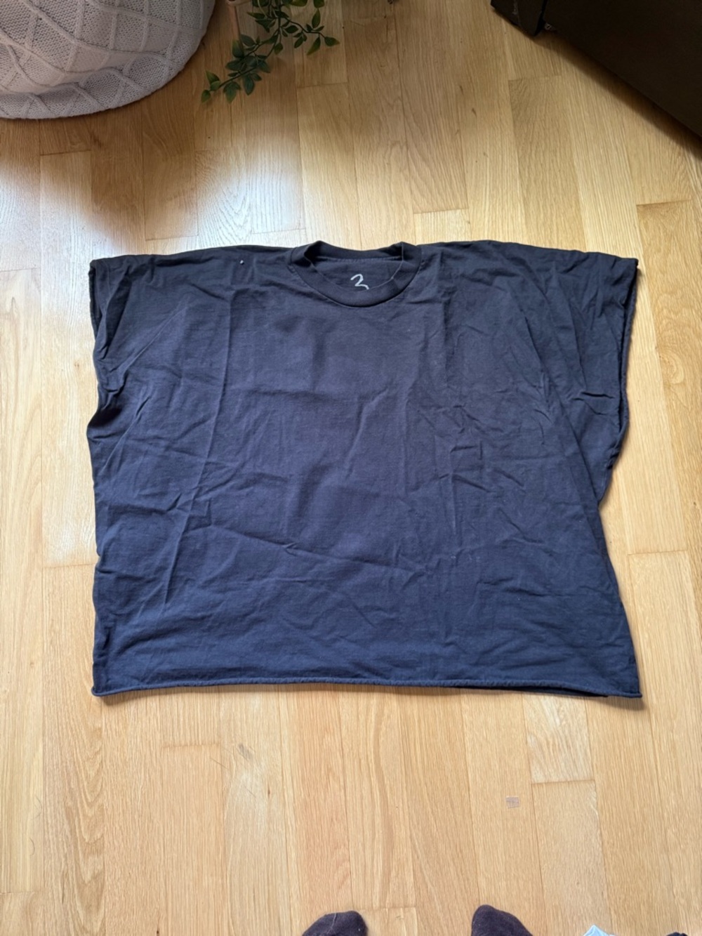 Yeezy Black Oversized Short Sleeve Crew Tee
